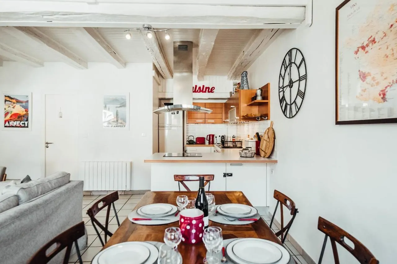 안시 Le White Flat Exceptionnel Proche Lac 아파트 0*,  프랑스